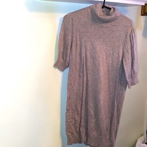 Express grey sweater dress.